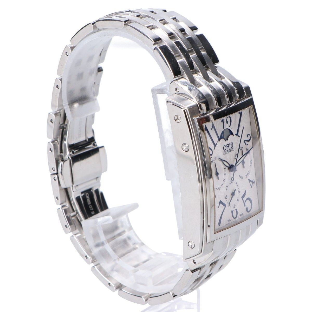 Oris 7658 Rectangular Complication Moon Phase Aut… - image 7