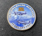 Colorized Kennedy Half Dollar Iwo Jima Bound Mustangs Free Shipping