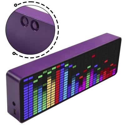 LED -Musikspektrum 384 RGB -LEDs 3W Schallsteuerung USB-Kabel Vu Meter