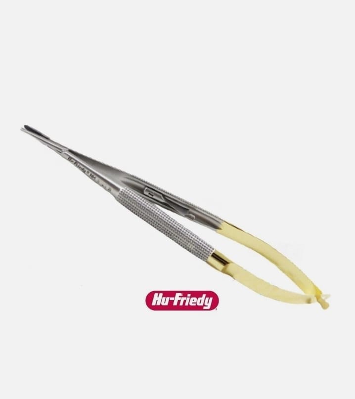 HU-FRIEDY New Castroviejo Needle Holder Straight PERMA SHARP 5" NH5020R