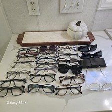 Lot Of Used Eyeglasses/Sunglasses Frames Lot 24 Pieces