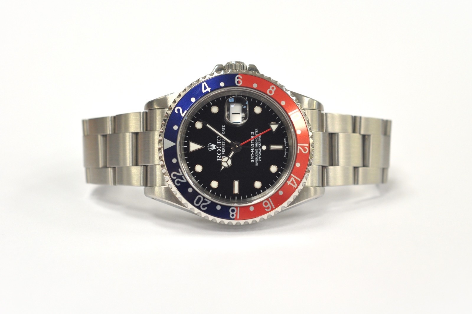 Rolex GMT-Master II ‘Pepsi’ 16710BLRO (2001 P-series) +Box & Papers