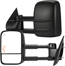 Tow Mirrors Compatible with 2007-2013 Chevy Silverado GMC Sierra, 2014 Silvera