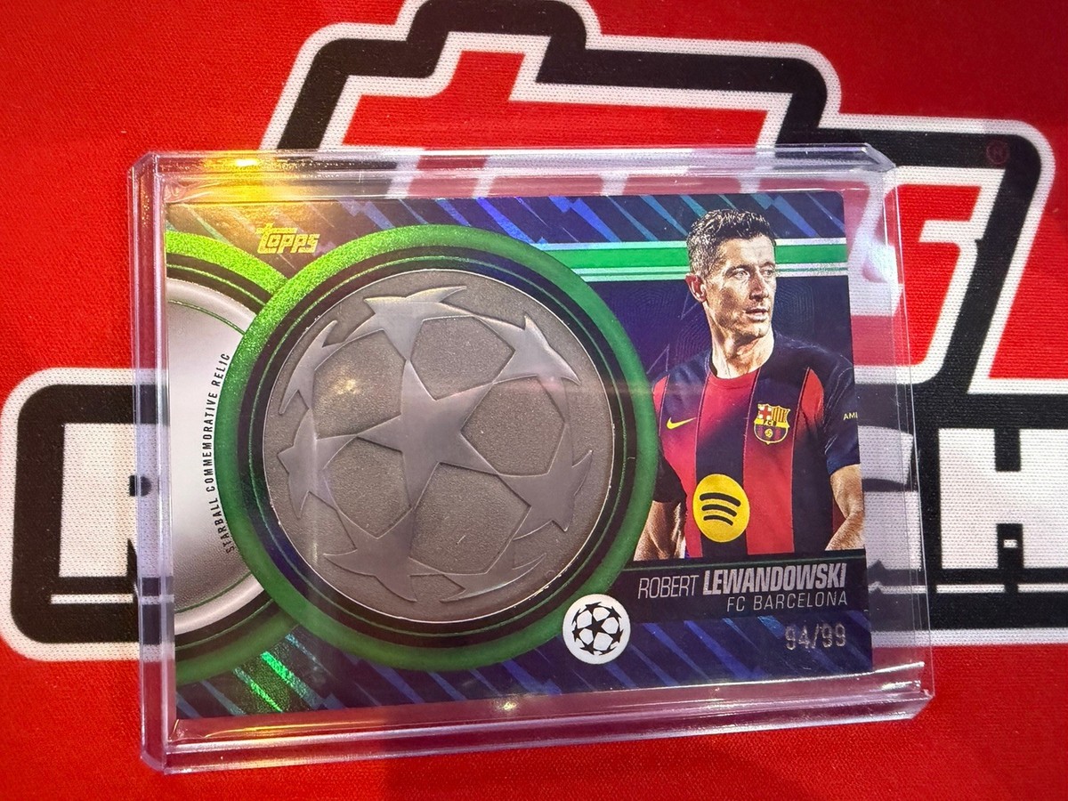 Lewandwski / バルセロナ＞Relic Auto Topps Museum Collection UEFA