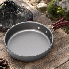 Frying Pan Portable Cooking Outdoor Camping Travel Non-stick Picnic Hiking