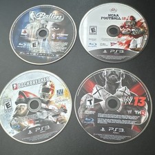 PS3 Sports Lot WWE 13 Backbreaker NCAA 12 NBA Ballers Chosen One Disc Only