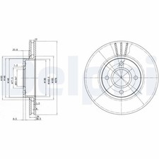 Disque de frein Ford COUGAR