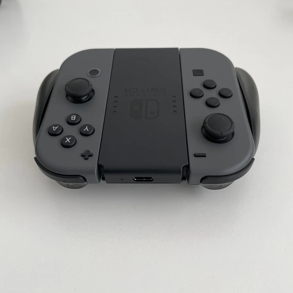 Official Nintendo Switch Grey Joy-cons Joy Con Pair + Comfort Grip - Image 4 of 4