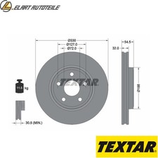 2x BRAKE DISCS 92274803 FOR JEEP GRAND/CHEROKEE/VAN/IV DODGE DURANGO 3.0L 6cyl