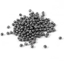 200 Pcs 4mm Dia Round Lead Weight Split Shots Fishing Sinkers 0.5g Per Piece