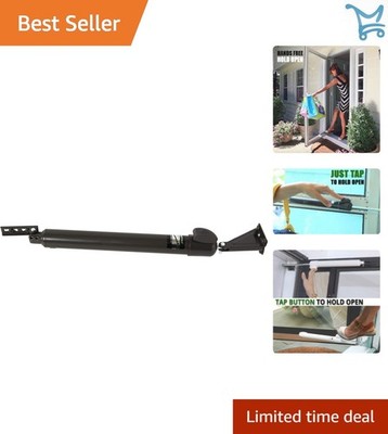 Door Closer Metal Bronze Standard-Duty Smooth Closing Hold Open Feature