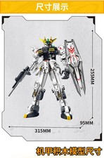 MOC Transforming Mecha Robot Building Blocks DIY Kit Toy for Kids