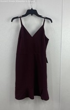 NWT Express Women's Burgundy Sleeveless Dress Size L