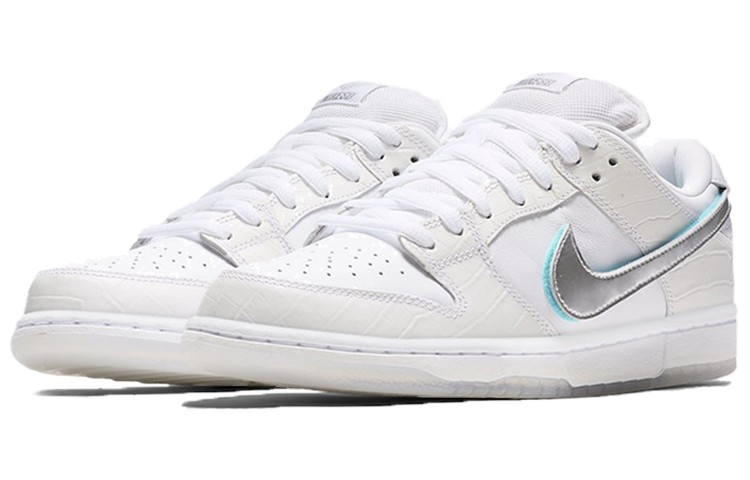 Size 10.5 - Diamond Supply Co. x Nike Dunk Pro SB Low White