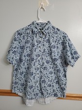 Hunt Club Men's Button Down Shirt Floral
