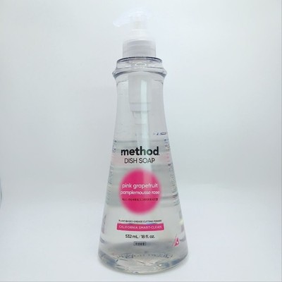 Method Dish Soap Pink Grapefruit 532ml Kitchen Cleanser