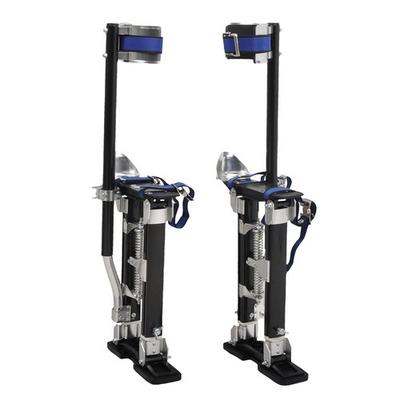 #ad Black Aluminum 15quot; 23quot; Adjustable Drywall Stilts For Painters Walking Finishing $95.99