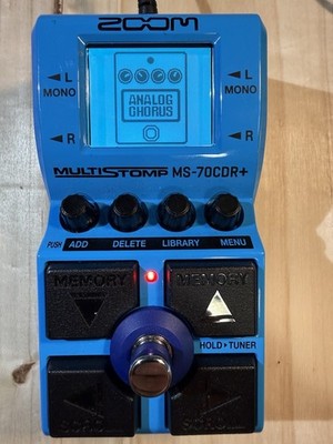 Zoom MS-70CDR+ MultiStomp Guitar Effects Pedal with Over 140 Effects Featuring