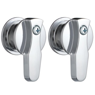 2 Set Barrier Free Inner Outer Knob Toilet Bathroom Partition Stall Door Latch