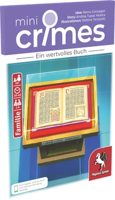 MiniCrimes – Ein wertvolles Buch (DE) Brettspiel kooperative Krimispiel - Bild 1 von 2