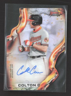 2021 Bowman's Best Heatwave Die-Cut Colton Cowser #HWDC-CC Die-cut 005/150 Auto