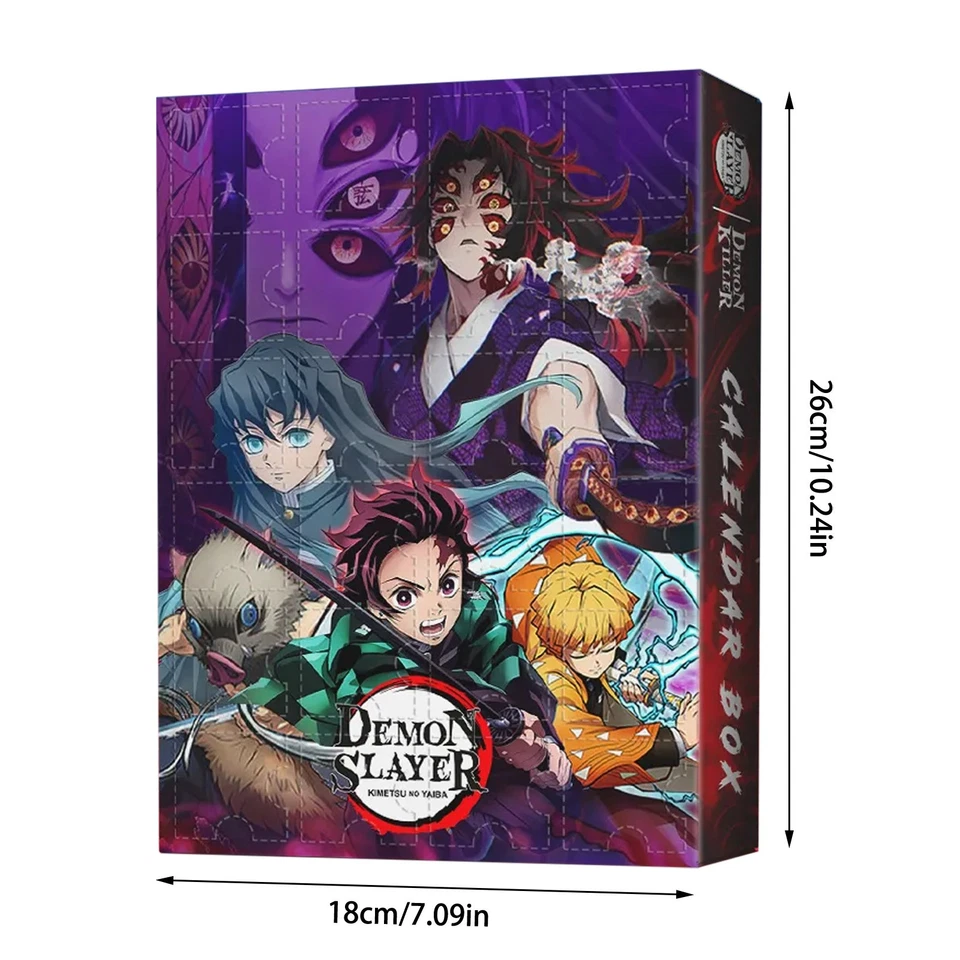 2025 Demon-Slayer Advent Calendar With 24Days Surprise Collectible Xmas Gift Box - Image 2 of 4