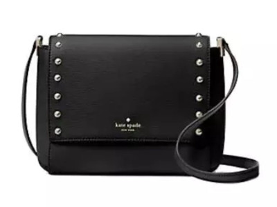 Kate Spade New York Sanders Place Avva Studded Crossbody Black New With Out Tags