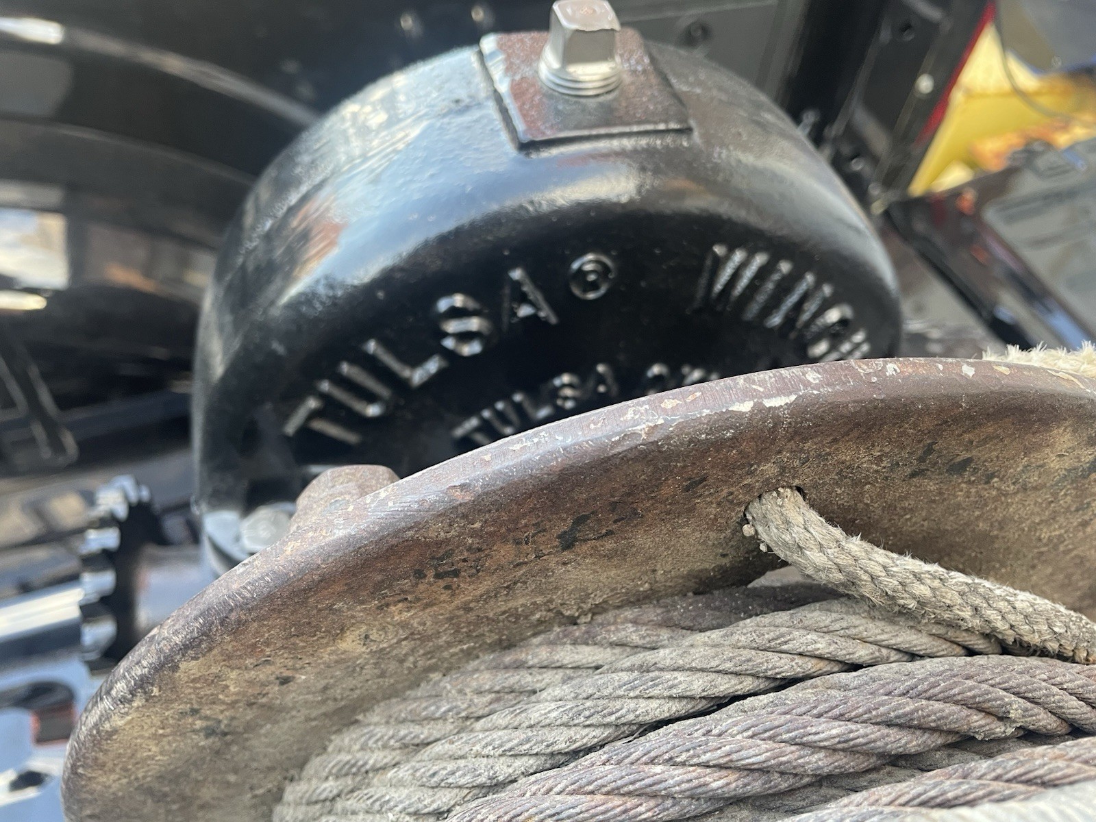 Refurbished Tulsa 20705 Rear Mounted Tractor Winch A Very Nice Unit