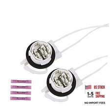 Light Socket Wire Harness Pigtail Repair Kit 2pcs LED/Standard, Bulbs