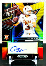 2025 Panini Prizm Draft Picks QUINN EWERS Saturday Star RC GOLD AUTO /5 DOLPHINS