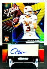 2025 Panini Prizm Draft Picks QUINN EWERS Saturday Star RC GOLD AUTO /5 DOLPHINS