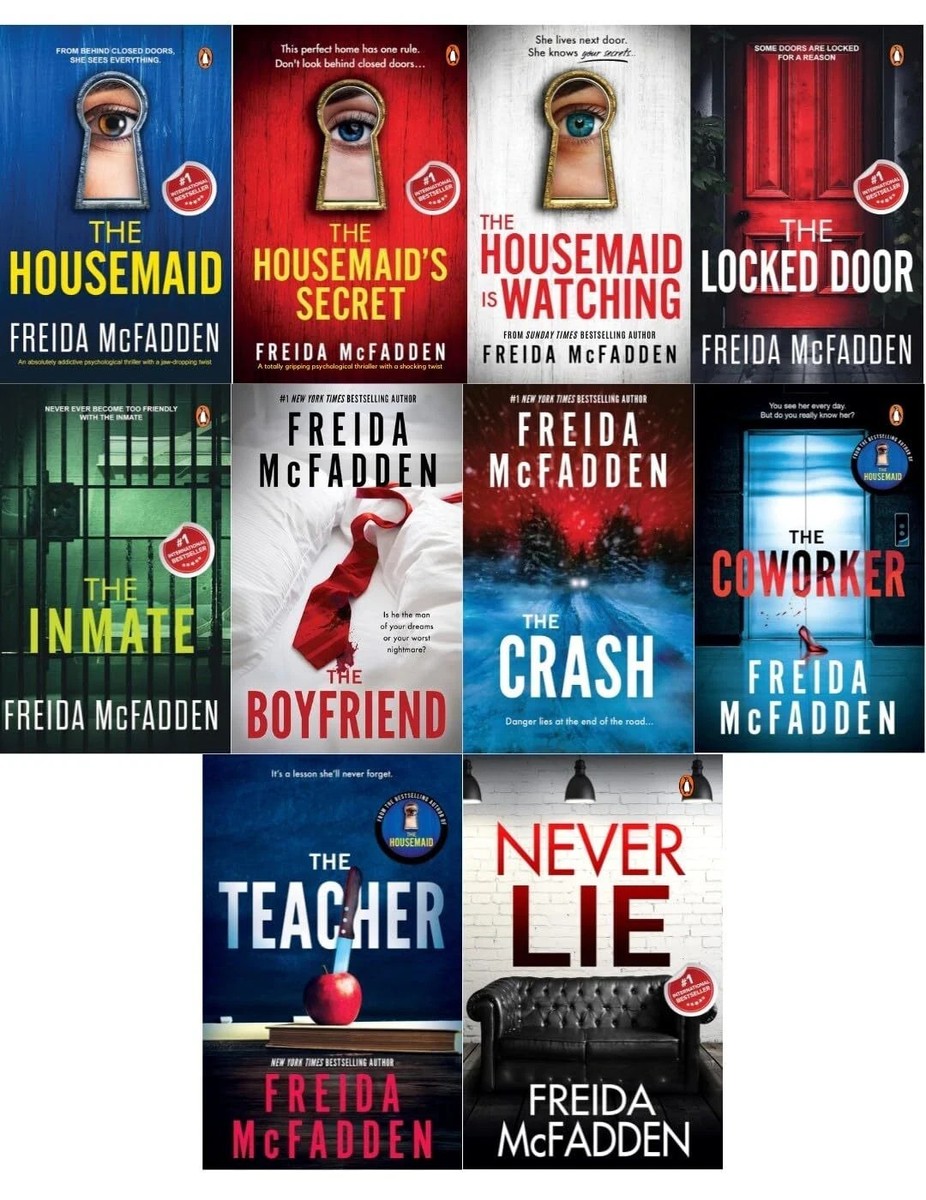 Freida McFadden Thriller Series 10 Books Collection Set The