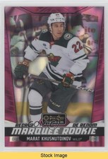 2024 O-Pee-Chee Platinum Marquee Rookies Pink Magma Marat Khusnutdinov READ nw2