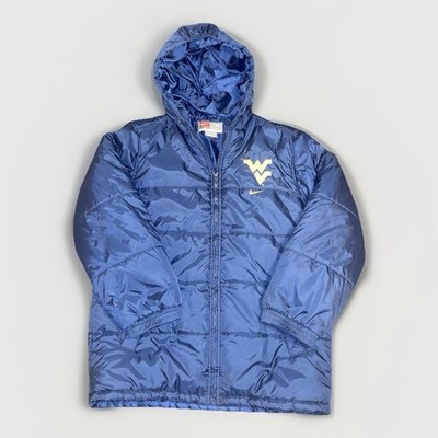 Nike Dri-Fit Men's XL West Virginia On Field Blue Full Zip Liner Jacket