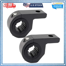 2PCS Bull Bar Mounting Bracket Clamp Kit for 0.75 to 1.25 Inch Tube LED Lights