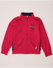 CHAMPION M&auml;dchen Grafik Trainingsanzug Oberteil Jacke 5-6 Jahre XS Rosa Colourblock AL06
