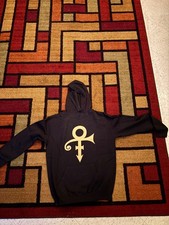 Image of Prince Unisex Pullover Black Hoodie: Symbol Size M The Prince Estate Offical