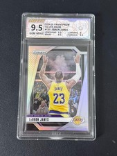 2024-25 Panini Prizm Basketball Prizms Silver #130 LeBRon James GBTC9.5