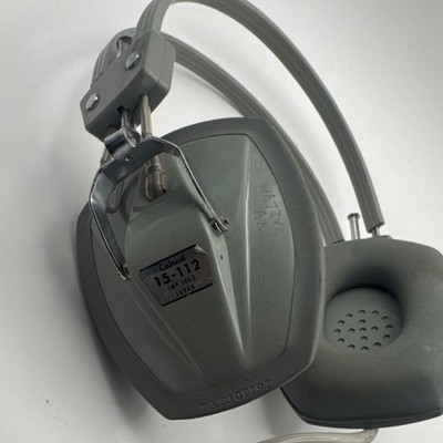 Calrad 15-112 Gray Headband Headphones 10KΩ 6.35mm Over-Ear Double Japan