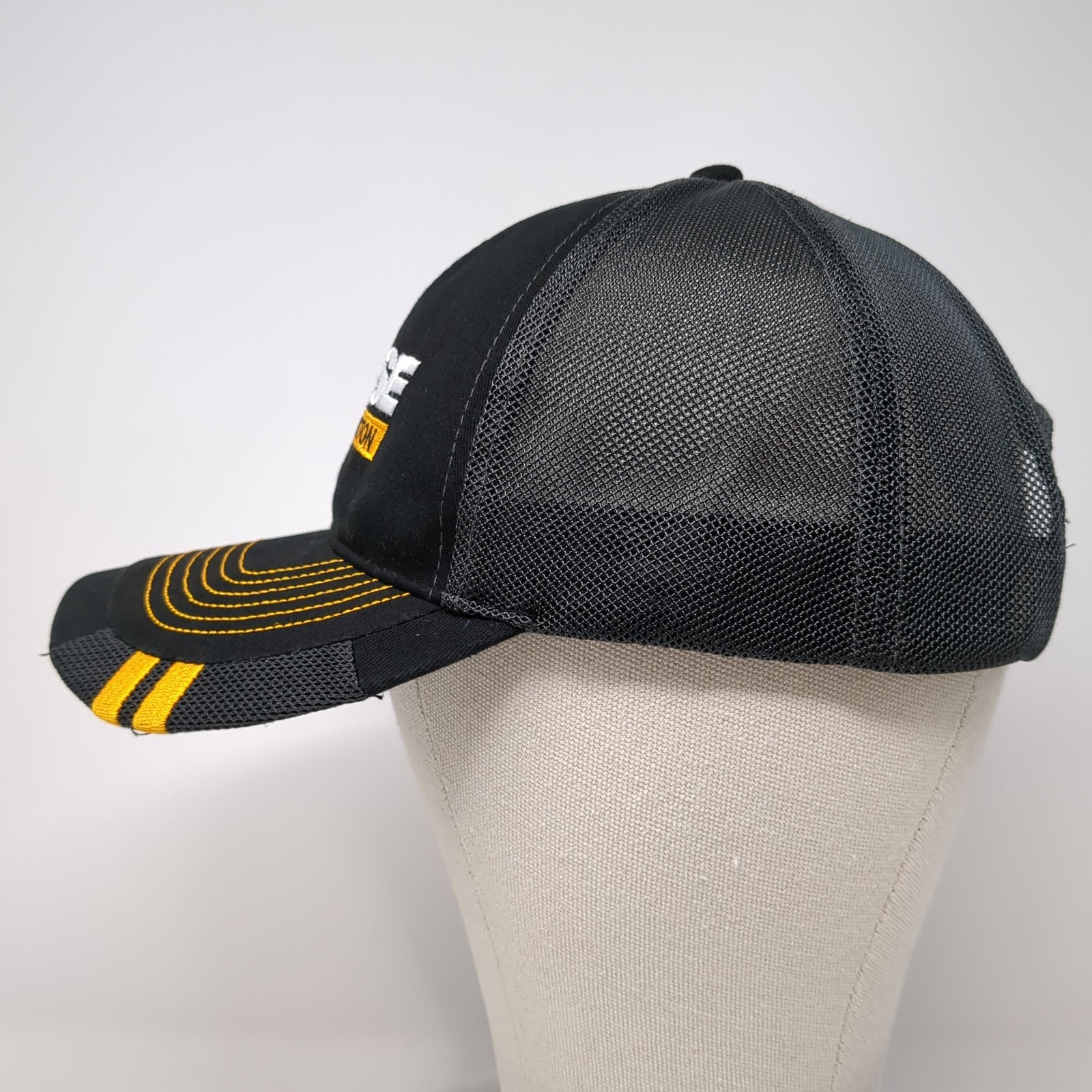 Case Construction Strapback Trucker Hat Black One… - image 3