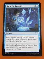 1x Solve the Equation | Strixhaven School of Mages | MTG Magic Cards