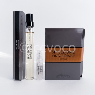 Viktor & Rolf SPICEBOMB Eau de Toilette 10 ml 0.34 oz Spray Travel BONUS EXTREME