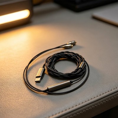MMCX auf 3,5 mm Typ C Upgrade Kabel CX31993 Chip für Shure SE215 und SE846