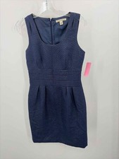 Pre-Owned Banana Republic Navy Size 2 Bodycon Knee Length Sleeveless Dress