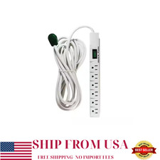 6 Outlet Surge Protector w/ 15 ft. Heavy Duty Cord