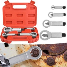 4pcs Nut Splitter Cracker Set Heavy Duty 9-27mm Damaged Bolt Remover Tool 4pcs Nut Splitter Cracker Set Heavy Duty 9-27mm Damaged Bolt Remover Tool