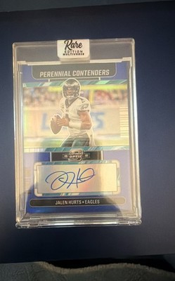 2022 Panini Contenders Optic - Perennial Contenders Autographs Jalen Hurts /25