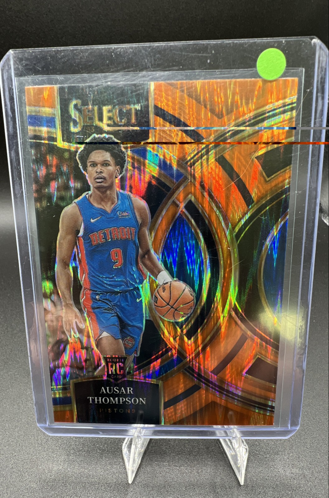 2023-24 Panini Select- Premier Level Ausar Thompson #128 Orange Flash Prizm (RC)