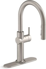 Kohler K-22974-VS Crue 1.5 GPM Touchless Pull Down Kitchen Faucet, Stainless