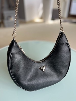 GUESS Damen Designer Handtasche Shoulder Bag Fedora NEU UVP: 145,00  schwarz